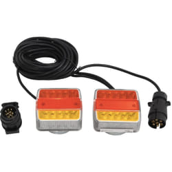 Vidaxl - Luci Rimorchio 2 pz Rosso 10,5x7,5x10 cm 12V Lampadina led