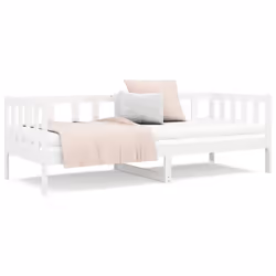 VidaXL 814645 divano Divano letto Bianco - Vista aggiuntiva 5