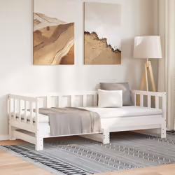 VidaXL 814665 divano Divano letto Bianco
