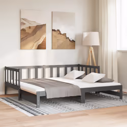 VidaXL 814666 divano Divano letto Grigio - Vista aggiuntiva 4