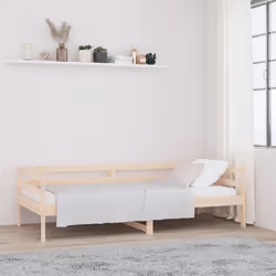 vidaXL Dormeuse senza Materasso 80x200 cm in Legno Massello di Pino