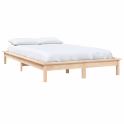vidaXL Giroletto 120x200 cm in Legno Massello di Pino - Vista aggiuntiva 3