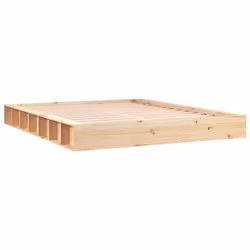 vidaXL Giroletto 150x200 cm King in Legno Massello - Vista aggiuntiva 3