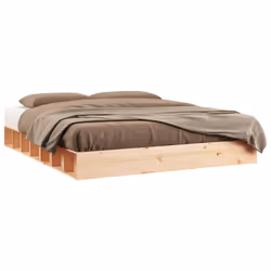 vidaXL Giroletto 140x200 cm in Legno Massello - Vista aggiuntiva 2