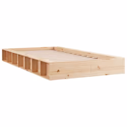 vidaXL Giroletto 100x200 cm in Legno Massello - Vista aggiuntiva 3