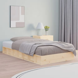 Giroletto 140x190 cm in Legno Massello Vidaxl 98951