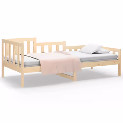vidaXL Dormeuse senza Materasso 90x200 cm in Legno Massello di Pino - Vista aggiuntiva 2