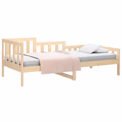 vidaXL Dormeuse senza Materasso 90x200 cm in Legno Massello di Pino - Vista aggiuntiva 3
