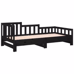 VidaXL 820740 divano Divano letto Nero - Vista aggiuntiva 6
