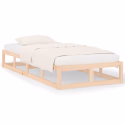 vidaXL Giroletto 90x200 cm in Legno Massello - Vista aggiuntiva 2