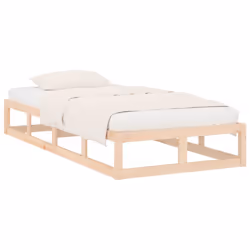 vidaXL Giroletto 90x200 cm in Legno Massello - Vista aggiuntiva 3