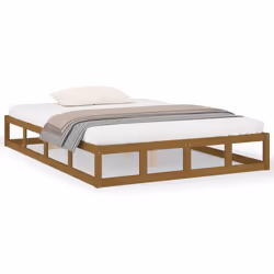 vidaXL Giroletto Ambra 120x190 cm Small Double in Legno Massello - Vista aggiuntiva 2