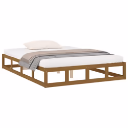 vidaXL Giroletto Ambra 120x190 cm Small Double in Legno Massello - Vista aggiuntiva 3