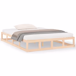 vidaXL Giroletto 140x190 cm in Legno Massello - Vista aggiuntiva 2