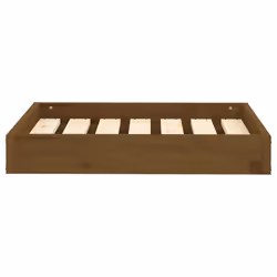 vidaXL Cuccia per Cani Ambrata 61,5x49x9 cm in Legno Massello di Pino - Vista aggiuntiva 3