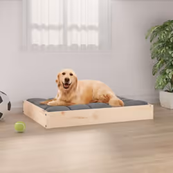 Questa fantastica cuccia per cani in legno è progettata per offrire ai vostri amici pelosi un posto confortevole in cui rilas ...
