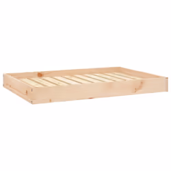 vidaXL Cuccia per Cani 91,5x64x9 cm in Legno Massello di Pino - Vista aggiuntiva 2