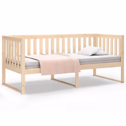 vidaXL Dormeuse senza Materasso 90x200 cm in Legno Massello di Pino - Vista aggiuntiva 2