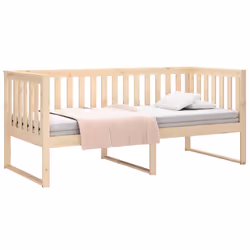vidaXL Dormeuse senza Materasso 90x200 cm in Legno Massello di Pino - Vista aggiuntiva 3