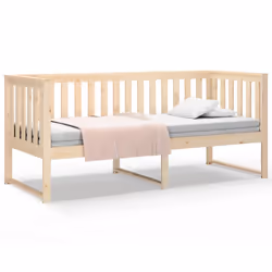 vidaXL Dormeuse senza Materasso 80x200 cm in Legno Massello di Pino - Vista aggiuntiva 2