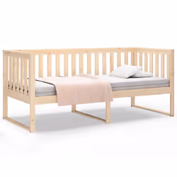 vidaXL Dormeuse senza Materasso 100x200 cm in Legno Massello di Pino - Vista aggiuntiva 2
