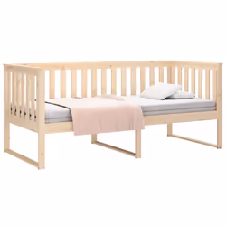 vidaXL Dormeuse senza Materasso 100x200 cm in Legno Massello di Pino - Vista aggiuntiva 3