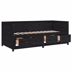 VidaXL 820905 divano Divano letto Nero - Vista aggiuntiva 6