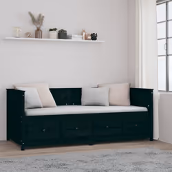 VidaXL 820910 divano Divano letto Nero