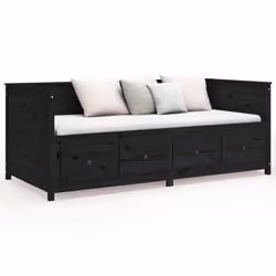VidaXL 820915 divano Divano letto Nero - Vista aggiuntiva 4