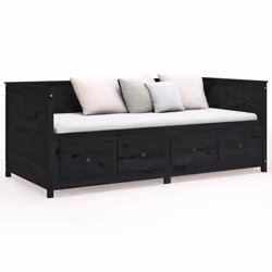 VidaXL 820920 divano Divano letto Nero - Vista aggiuntiva 4