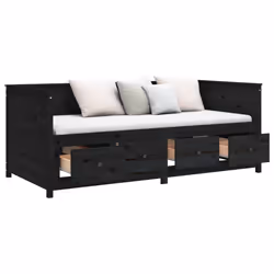VidaXL 820920 divano Divano letto Nero - Vista aggiuntiva 5