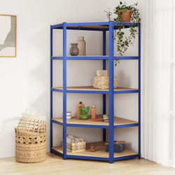 Mensola angolare ideale per lo stoccaggio 90x90x180cm vari colori disponibili colore: Blu
