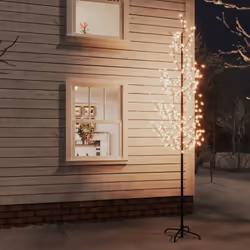 Questo albero a LED presenta l'aspetto di un ciliegio in fiore, che porta bellezza alla vostra casa. Godetevi momenti meravig ...