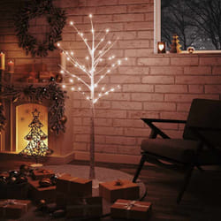 Vidaxl - Betulla con led Bianco Caldo 72 led 150 cm 6665