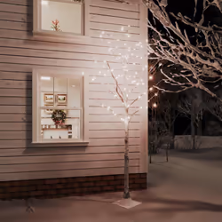 Portate la bellezza della natura a casa vostra con questa versatile betulla bianca con LED. Albero a LED: Questo albero di Na ...