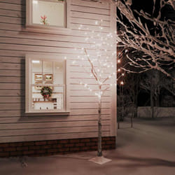 Vidaxl - Betulla con led Bianco Caldo 128 led 220 cm 6346