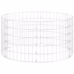 vidaXL Compostiera da Giardino Ø100x50 cm in Acciaio Zincato - Vista aggiuntiva 2