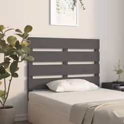 VidaXL 821334 testiera e pedana Grigio - Vista aggiuntiva 4