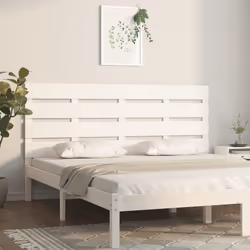 VidaXL 821358 testiera e pedana Bianco