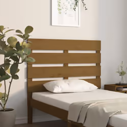 Con un design elegante, questa testiera per letto in legno conferisce al vostro giroletto un aspetto completo e si adatta a q ...