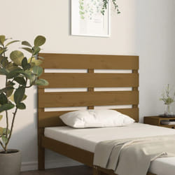 Testiera per Letto, Schienale del letto Miele 75x3x80 cm in Legno Massello di Pino Vidaxl