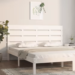VidaXL 821373 testiera e pedana Bianco