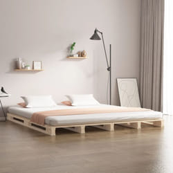 Vidaxl - Letto a Pallet 180x200 cm Super King in Legno Massello 950733