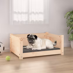 Questa fantastica cuccia per cani offre ai vostri amici pelosi un posto confortevole in cui rilassarsi. Legno massello di pin ...