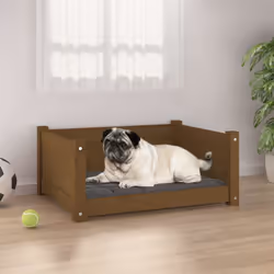 Questa fantastica cuccia per cani offre ai vostri amici pelosi un posto confortevole in cui rilassarsi. Legno massello di pin ...