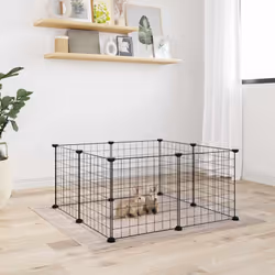 Questa affidabile gabbia per animali offre uno spazio ampio e sicuro che permette ai vostri amati animali domestici di allena ...