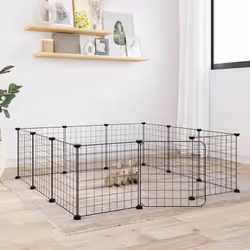 Questa affidabile gabbia per animali offre uno spazio ampio e sicuro che permette ai vostri amati animali domestici di allena ...