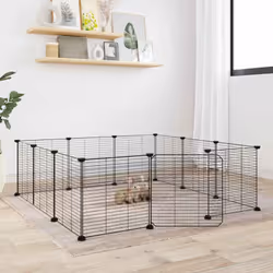 Questa affidabile gabbia per animali offre uno spazio ampio e sicuro che permette ai vostri amati animali domestici di allena ...