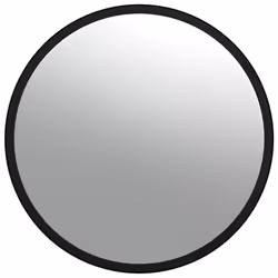 vidaXL Specchio convesso per interni nero Ø40 cm in acrilico - Vista aggiuntiva 2