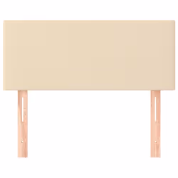 vidaXL Testiera Crema 90x5x78/88 cm in Tessuto - Vista aggiuntiva 3